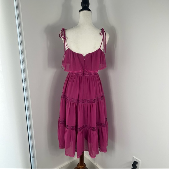 NEW Dress the Population Dream midi tiered dress - Picture 8 of 10